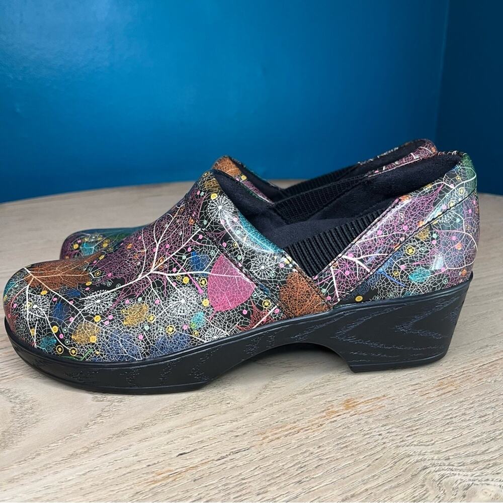 NWOT Klogs Portland Woodland Patent Leather Clog Slip Resistant Shoe Women’s 9 - Picture 4 of 10
